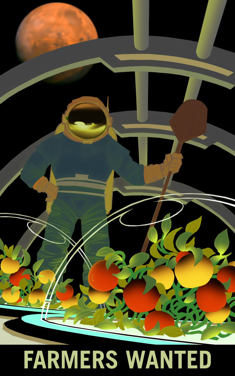 Illustration for article titled NASA's Mars Recruitment Posters Will Convince You to Go Die in Space